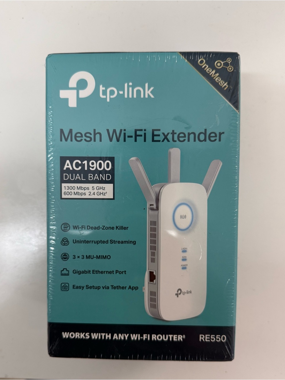 TP-Link RE550 AC1900 Wireless Dual Band Mesh Wi-Fi Range Extender Booster